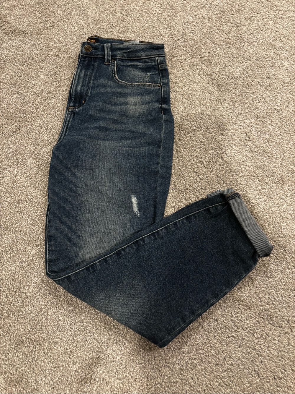 Dark Blue Relaxed Fit Jeans - Lee